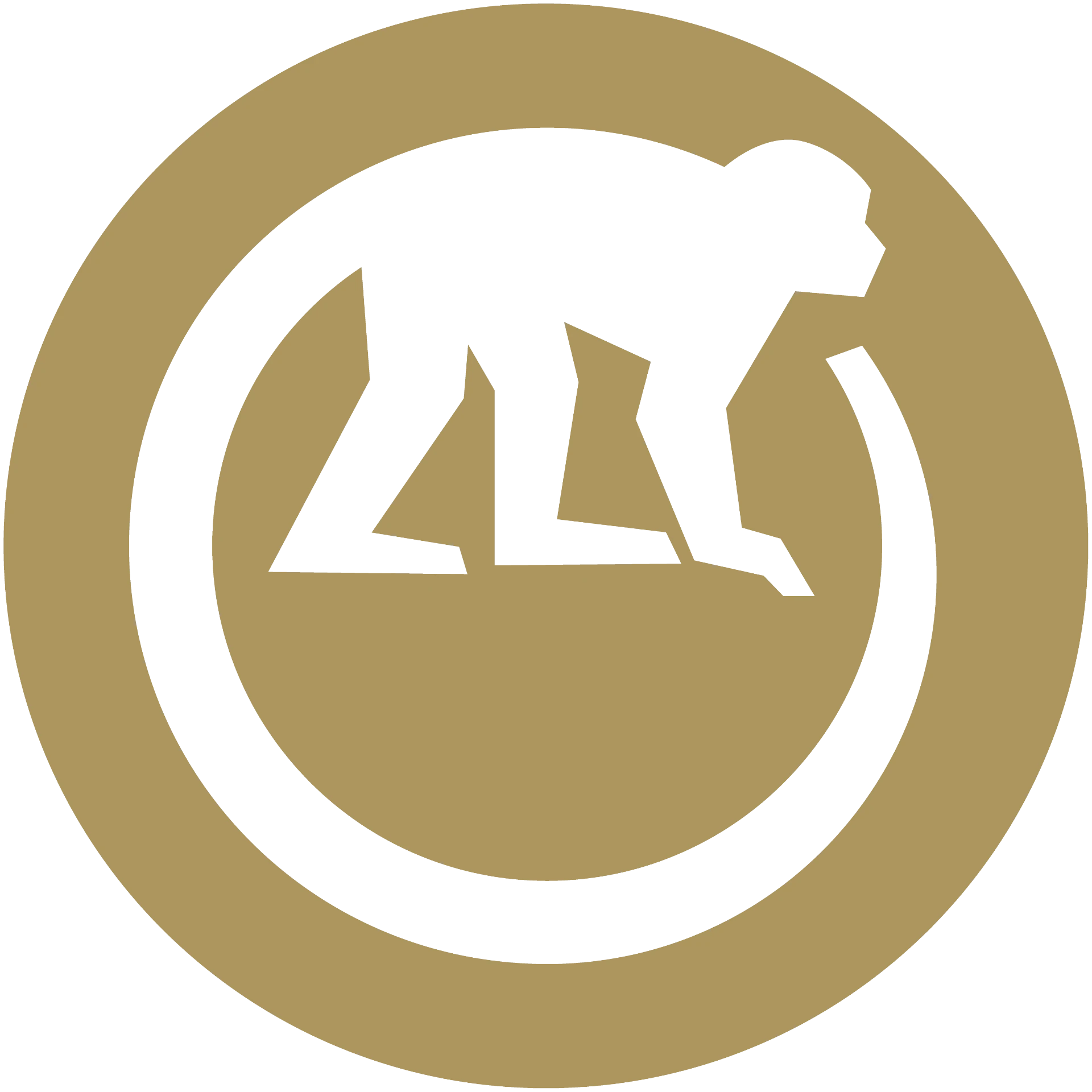 Charlie's Wildlife Photography gold monkey logo