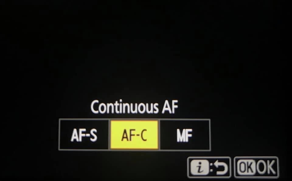 Continuous auto focus